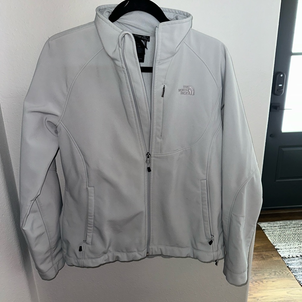 The North Face - Light Gray Full Zip Up Jacket